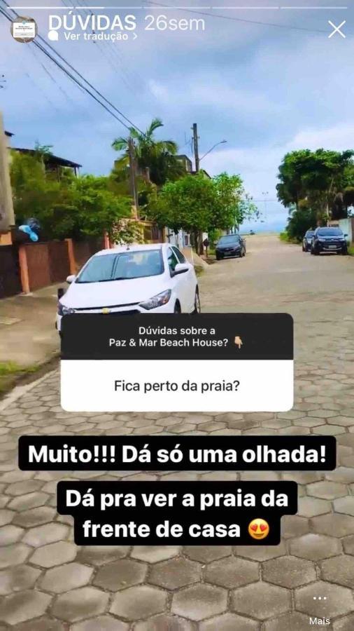 Paz e Mar Beach House em Massaguaçu Caraguatatuba Extérieur photo